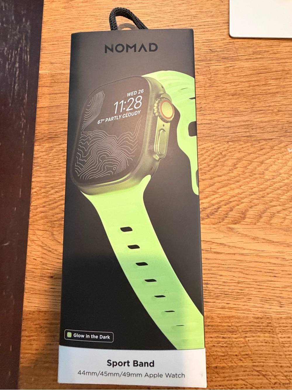 Nomad Sport Band For Apple Watch Glow in the Dark NIB Limited Edition 44/45/49mm